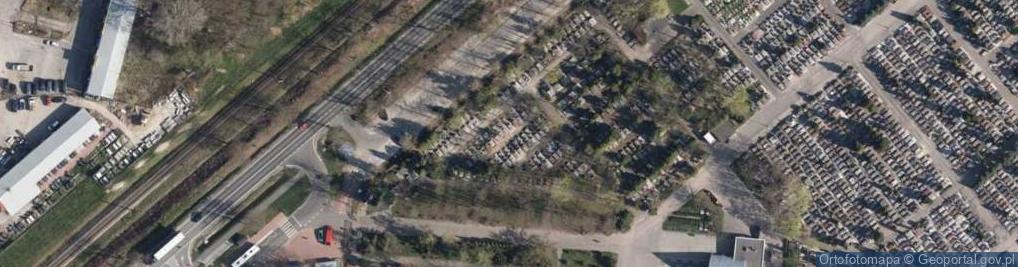 Zdjęcie satelitarne Cmentarz "Nowy" zwany Komunalnym