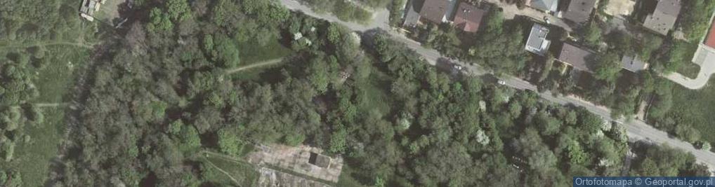 Zdjęcie satelitarne Fort "Borek"