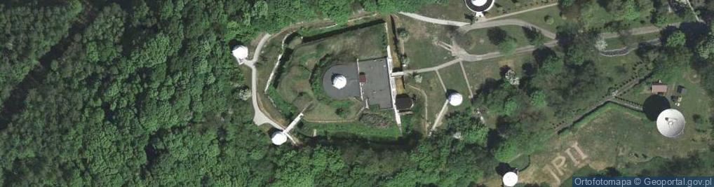 Zdjęcie satelitarne Fort "Skała"