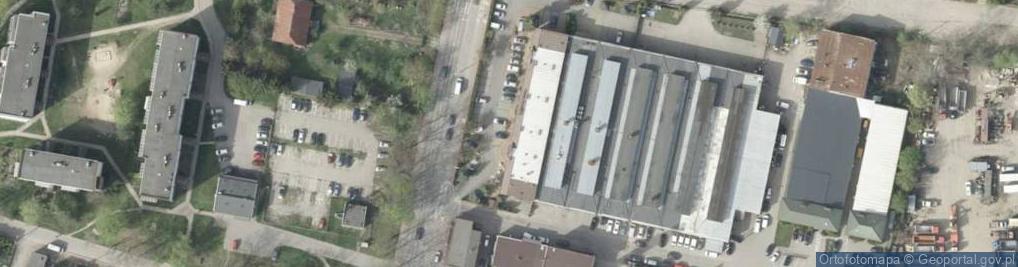 Zdjęcie satelitarne Gumo-Hurt Janusz Romanowicz Wulkanizacja, Hurtownia opon