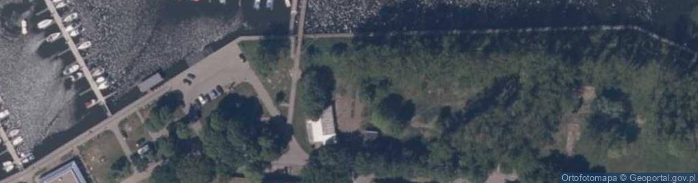Zdjęcie satelitarne Kładka dla pieszych Kamień Pom.-Zółcino