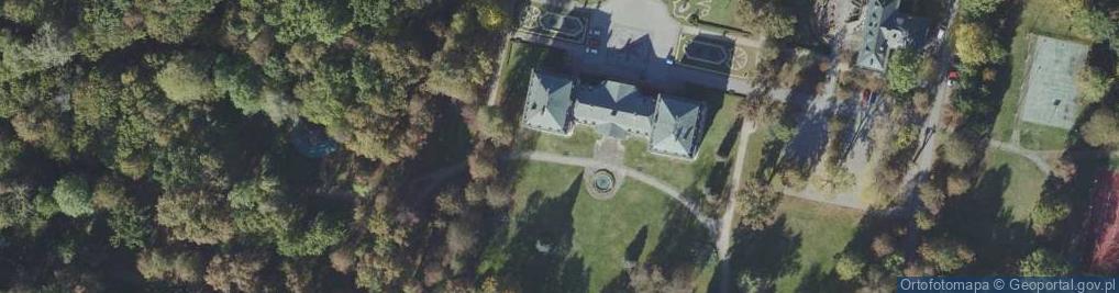 Zdjęcie satelitarne Pałac Czartoryskich