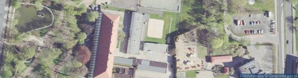 Zdjęcie satelitarne Pałac Leszczyńskich