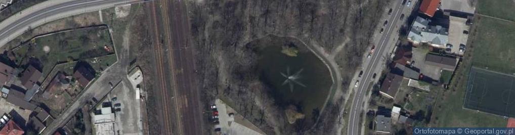 Zdjęcie satelitarne Park A. Mickiewicza