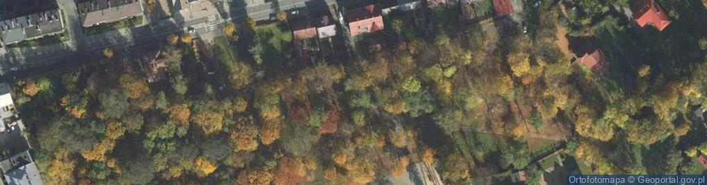Zdjęcie satelitarne Park Miejski w Grybowie