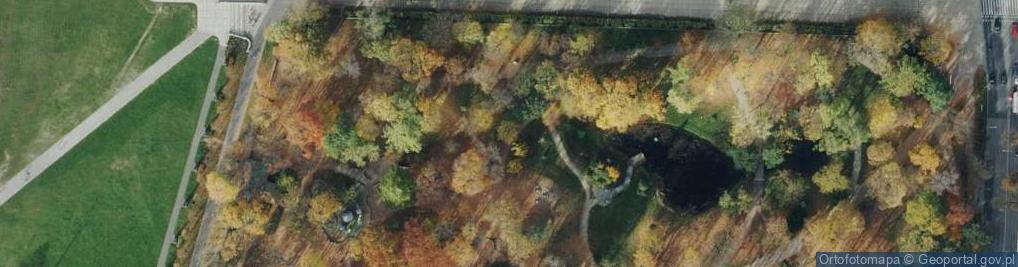 Zdjęcie satelitarne Parki jasnogórskie