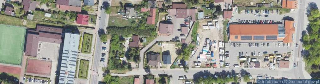 Zdjęcie satelitarne Wulkanizacja, Opony