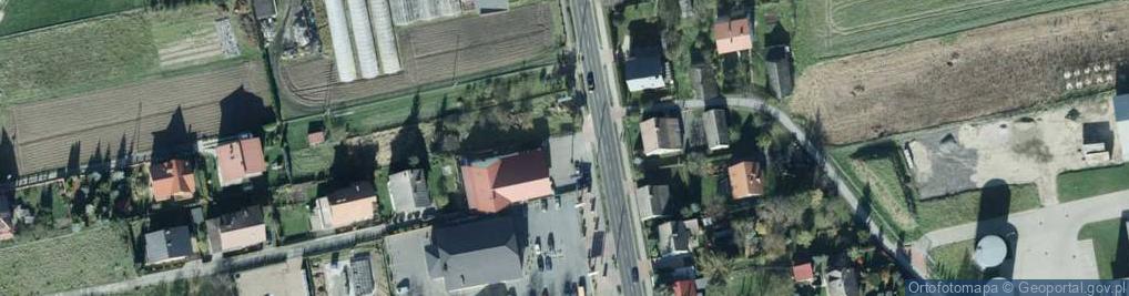 Zdjęcie satelitarne Wulkanizacja. opony