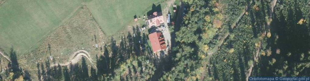 Zdjęcie satelitarne Wyciąg narciarski Stożek Przedszkole Narciarskie