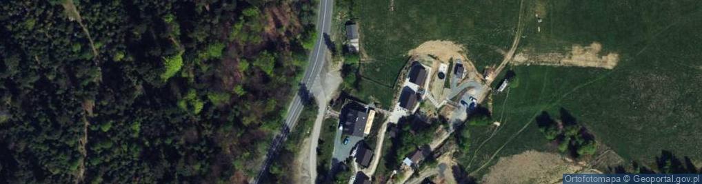 Zdjęcie satelitarne Zielańska polana