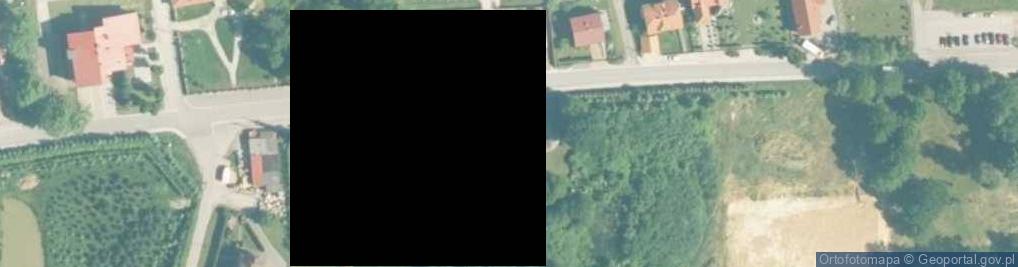 Zdjęcie satelitarne Drewniany Kościół w Nidku