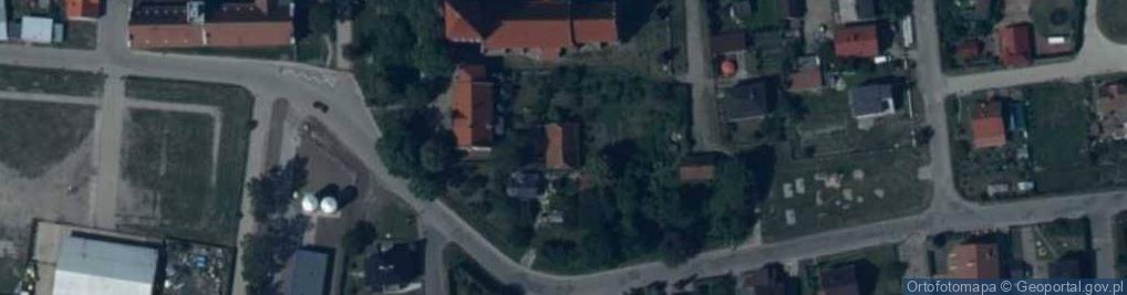 Zdjęcie satelitarne Zabytek architektury drewnianej