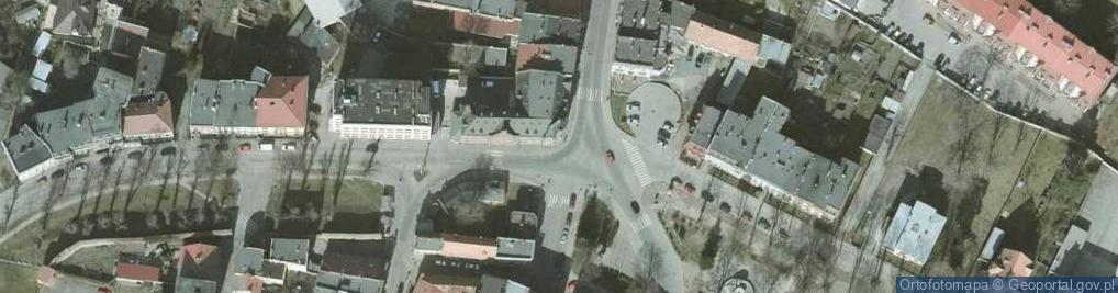 Zdjęcie satelitarne Budynek poczty