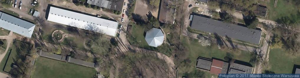 Zdjęcie satelitarne Ceglana rotunda - magazyn