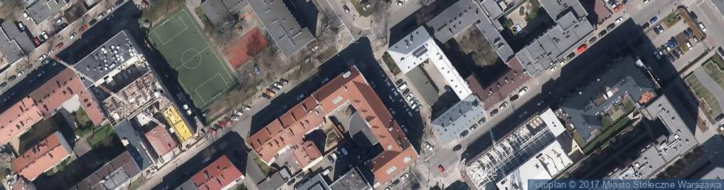 Zdjęcie satelitarne Dawny Dom Akademicki Studentów Żydów