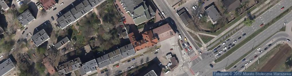Zdjęcie satelitarne Dom opieki - Dom Pracy im. Mańkowskich z kaplicą MB z Lourdes