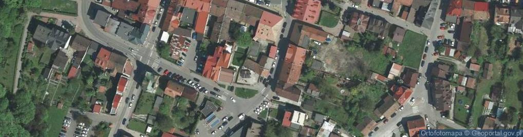 Zdjęcie satelitarne Dom z oficynami
