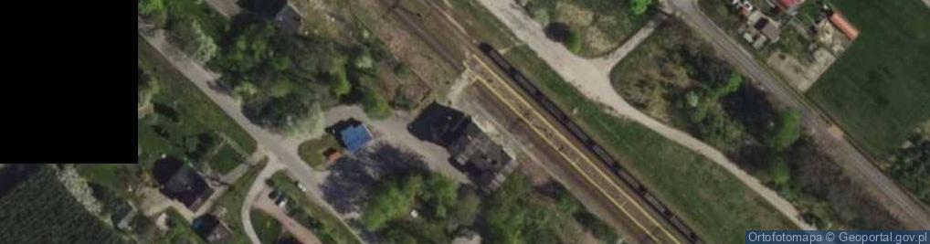 Zdjęcie satelitarne Dworzec kolejowy - Ostrowy
