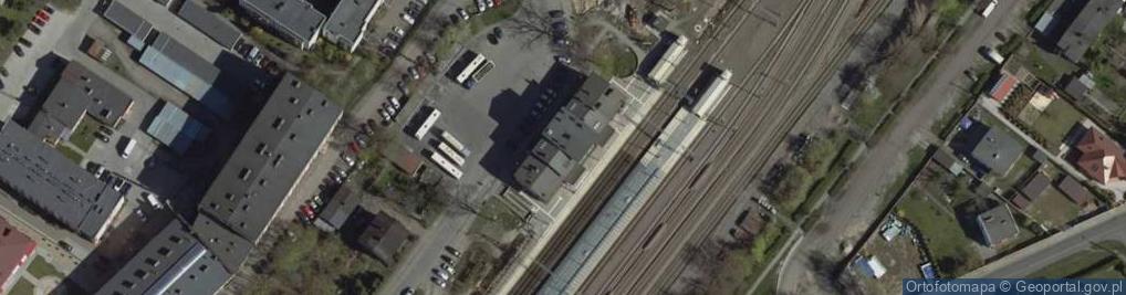 Zdjęcie satelitarne Dworzec kolejowy
