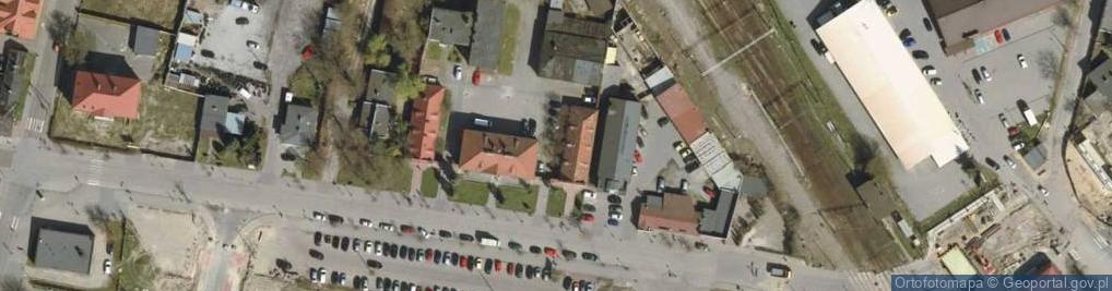 Zdjęcie satelitarne Gmach dawnej poczty konnej