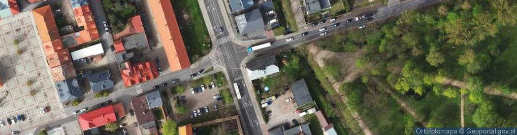 Zdjęcie satelitarne Kamienica 1821 r.