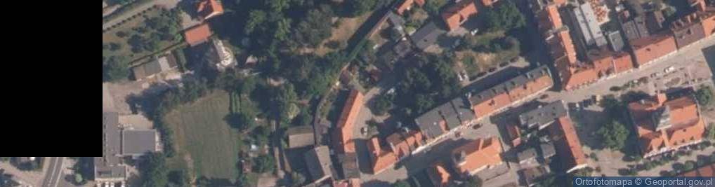 Zdjęcie satelitarne Mury miejskie