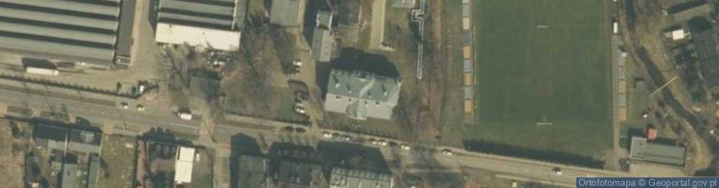 Zdjęcie satelitarne Pałac Schlosserów w Ozorkowie