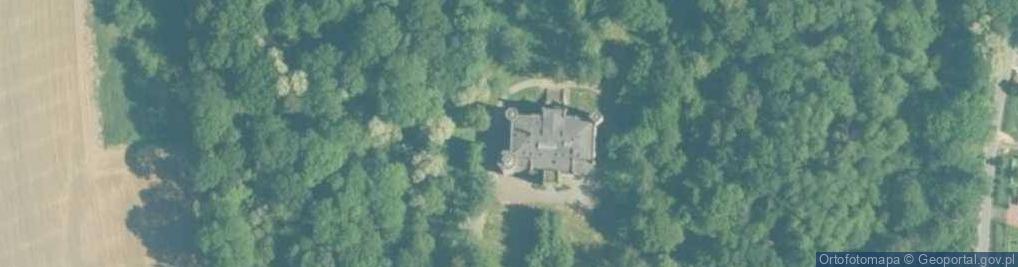 Zdjęcie satelitarne Pałac w Bulowicach