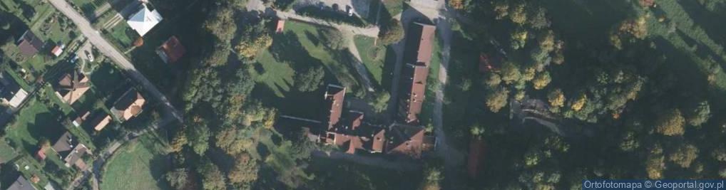Zdjęcie satelitarne Pałac w Rajczy