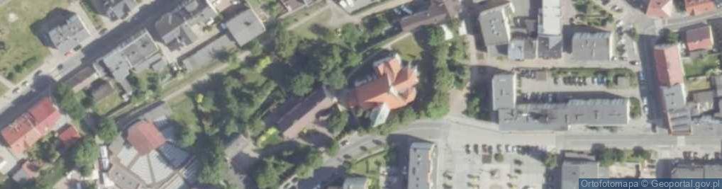 Zdjęcie satelitarne Plebania