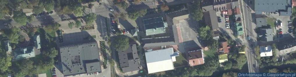 Zdjęcie satelitarne Plebania