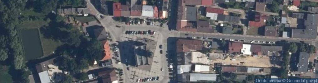 Zdjęcie satelitarne Pręgierz