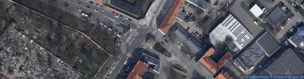 Zdjęcie satelitarne Rogatka Wrocławska