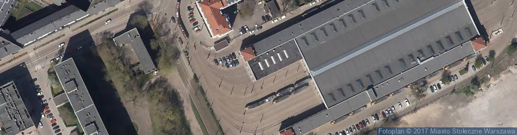 Zdjęcie satelitarne Zajezdnia tramwajowa