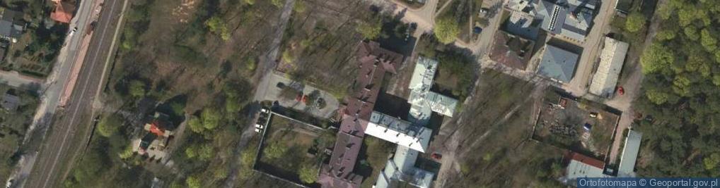 Zdjęcie satelitarne zespół szpitala