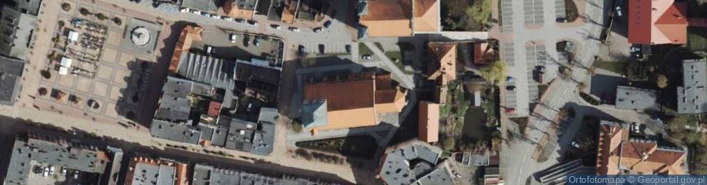 Zdjęcie satelitarne bazylika Ścięcia św. Jana Chrzciciela