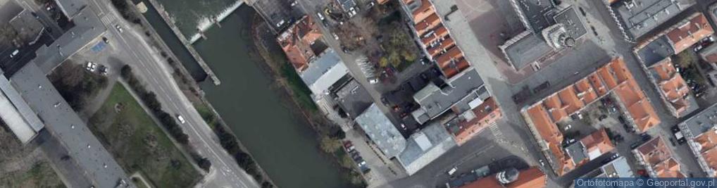 Zdjęcie satelitarne Była synagoga