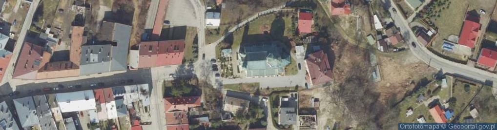 Zdjęcie satelitarne cerkiew Przemienienia Pańskiego