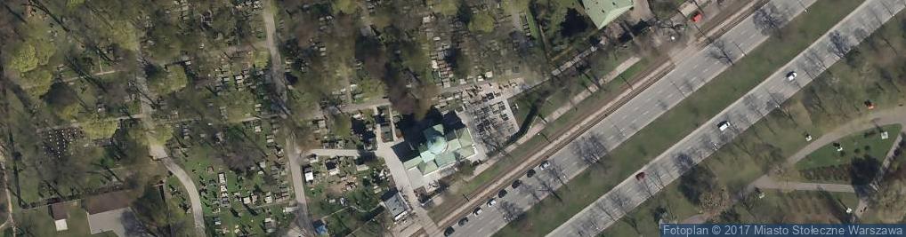 Zdjęcie satelitarne cerkiew św. Jana Klimaka