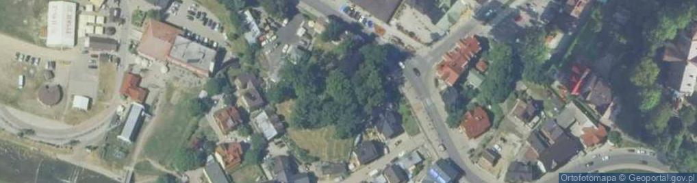 Zdjęcie satelitarne kaplica grobowa Szalajów