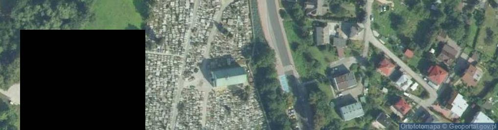 Zdjęcie satelitarne kaplica św. Barbary