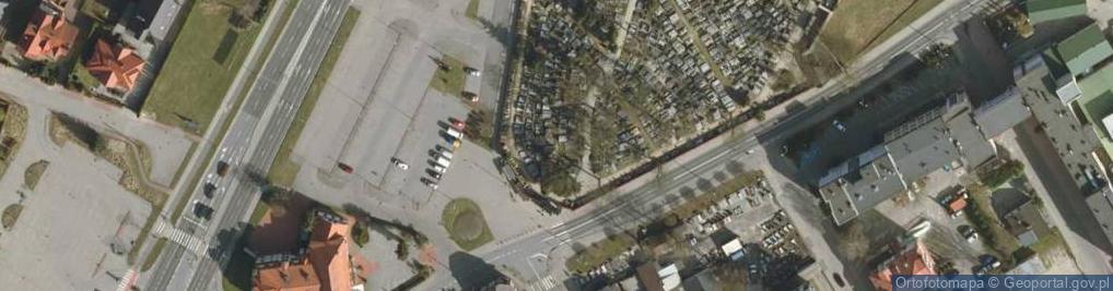 Zdjęcie satelitarne kaplica św. Rocha