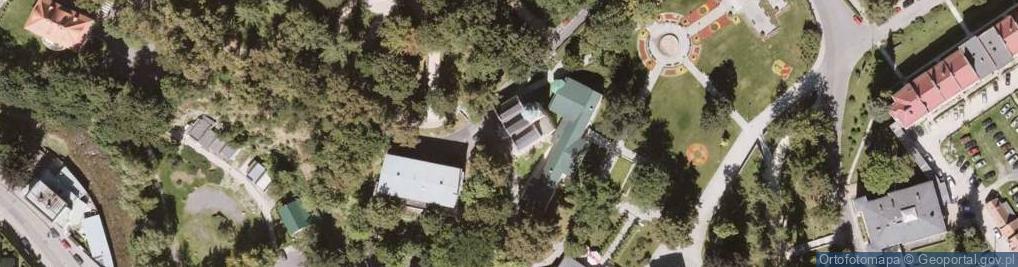 Zdjęcie satelitarne Kaplica zdrojowa