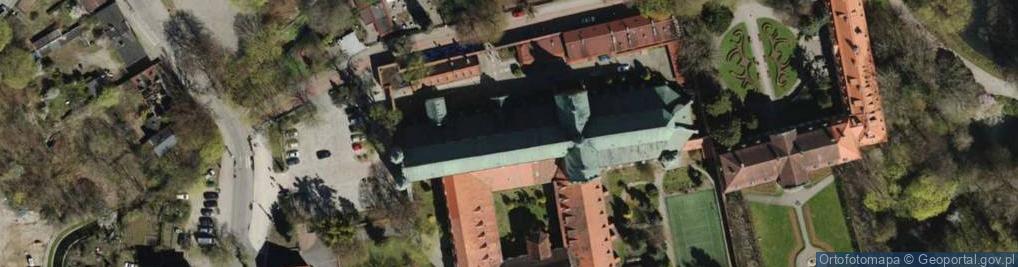 Zdjęcie satelitarne Katedra Oliwska