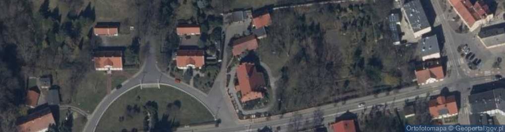 Zdjęcie satelitarne kościół Bożego Ciała