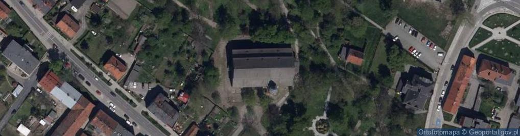 Zdjęcie satelitarne kościół Ducha Świętego