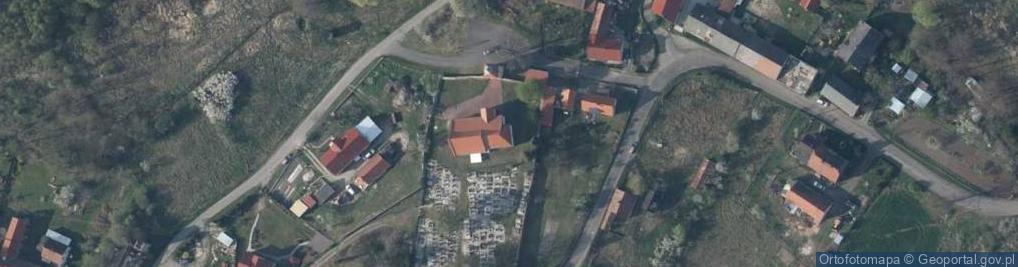 Zdjęcie satelitarne kościół Matki Boskiej Częstochowskiej