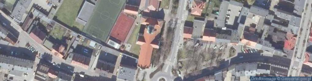 Zdjęcie satelitarne Kościół Najświętszego Imienia Jezu