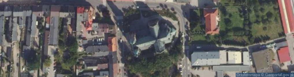 Zdjęcie satelitarne kościół NSP Jezusa
