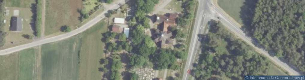 Zdjęcie satelitarne kościół Św. Anny